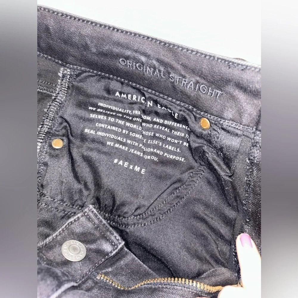 American Eagle Men’s Black Jeans. Size 32 x 34